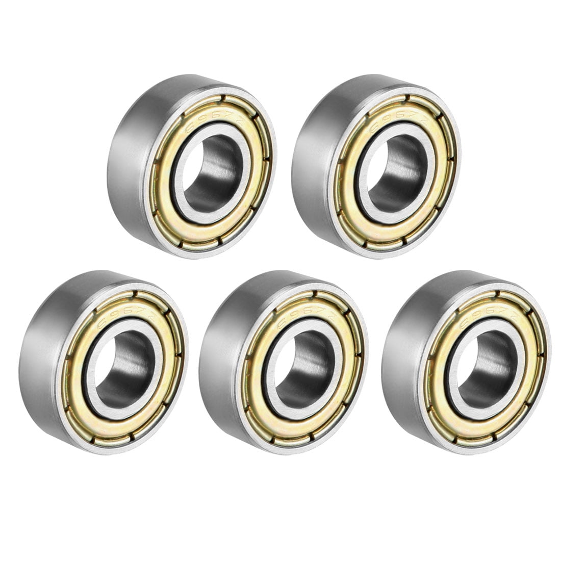 Deep Groove Ball Bearing 696Z Double Shield, 6 x 15 x 5mm Carbon