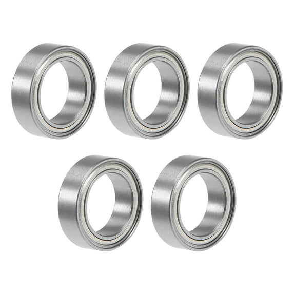 Deep Groove Ball Bearing Metric Double Sealed Chrome Steel ABEC1 Z1, 8mmx12mmx3.5mm