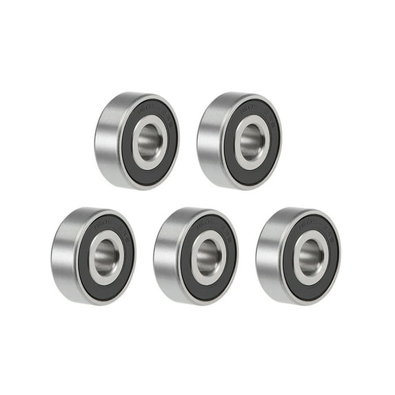 Deep Groove Ball Bearings Inch Double Sealed Chrome Steel ABEC-1 Z2, 5/16"x29/32"x5/16"