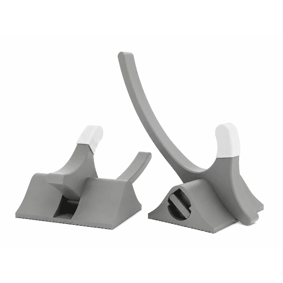 Deep Hip Flexor & Psoas Release Tool | Sciatica, Back & Posture Relief | Trigger Point Massage Hook | Myofascial Release (Gray)