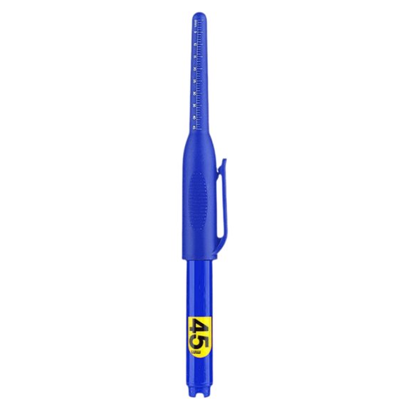 Deep Hole Long Point Marker Blue 1ml for Industrial Metal Glass Ceramic Writing Precision Tip Quick Drying Fade Resistant Ink