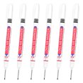 thumbnail image 1 of Deep Hole Marker Pens, 6Pcs Ink Waterproof Pen, Black, 1 of 6