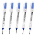 thumbnail image 1 of Deep Hole Marker Pens, 6Pcs Ink Waterproof double-headed Pen, Blue, 1 of 6