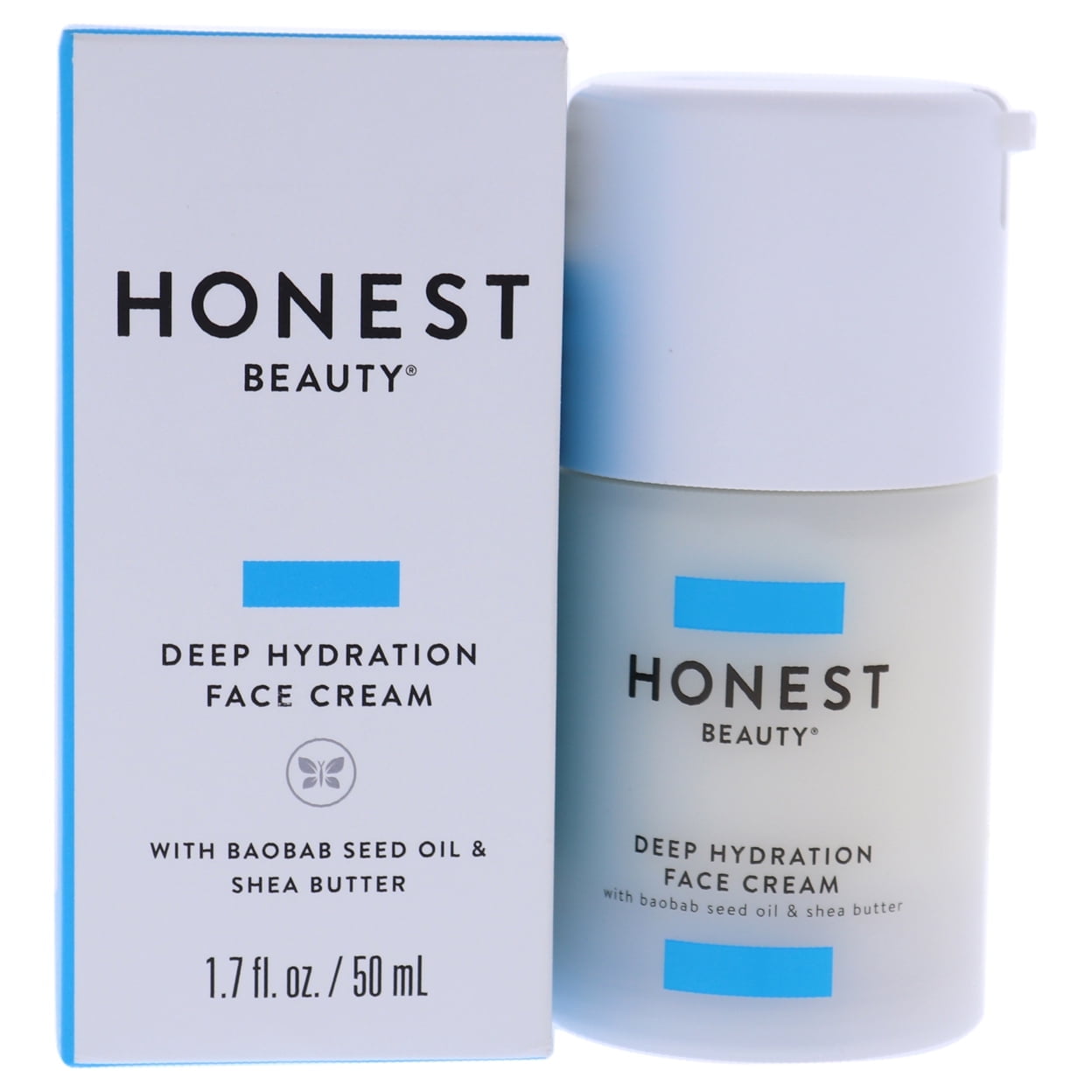 Honest Deep Hydration Face Cream - Natural Skincare Moisturizer