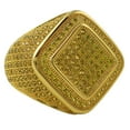 thumbnail image 1 of Deep Ice Lemonade CZ Micro Pave Bling Ring (9), 1 of 1