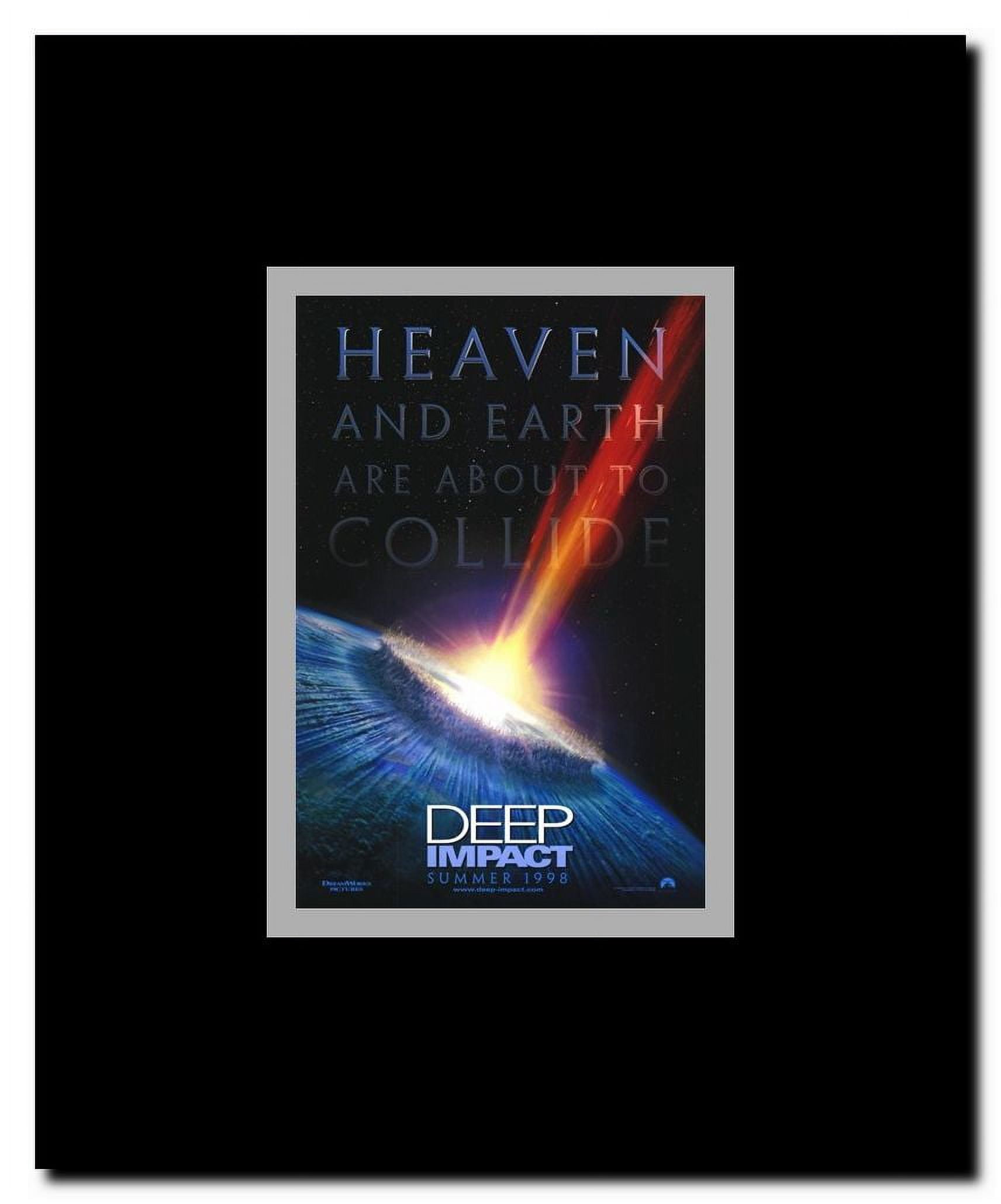 Deep Impact Framed Movie Poster