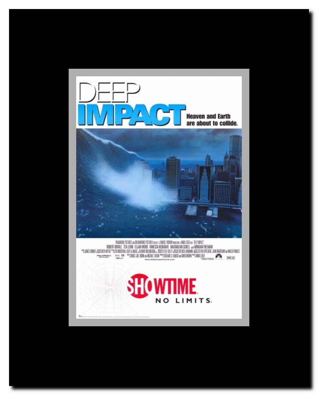 Deep Impact Framed Movie Poster