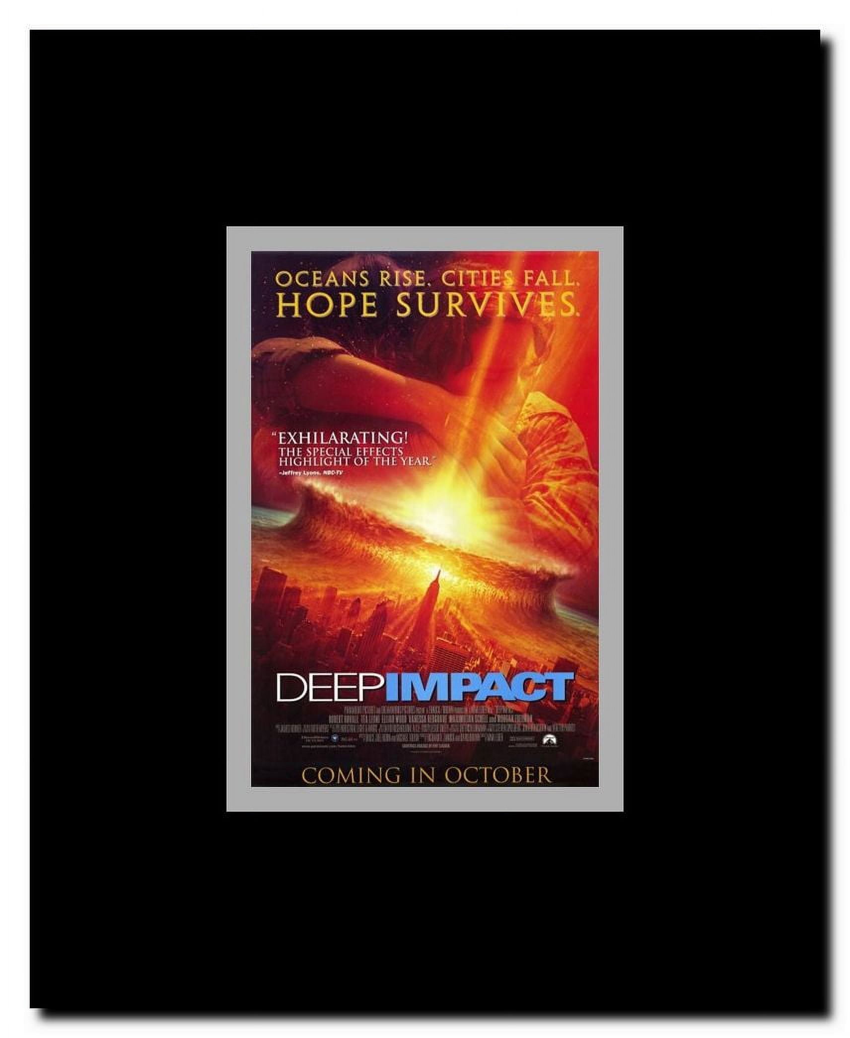 Deep Impact Framed Movie Poster