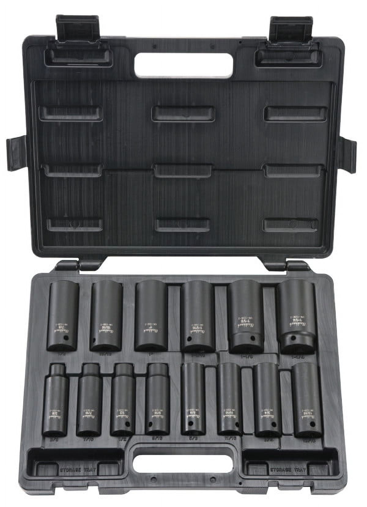 Deep Impact Socket Sets, 1/2 in, 6 Point