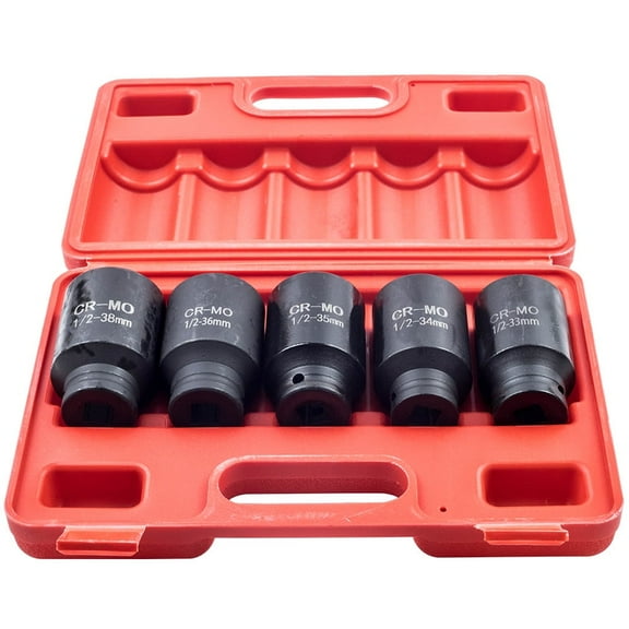 Deep Impact Sockets Front Back Wheel Spindle Axle Nut Remover Tool 35 36 38mm