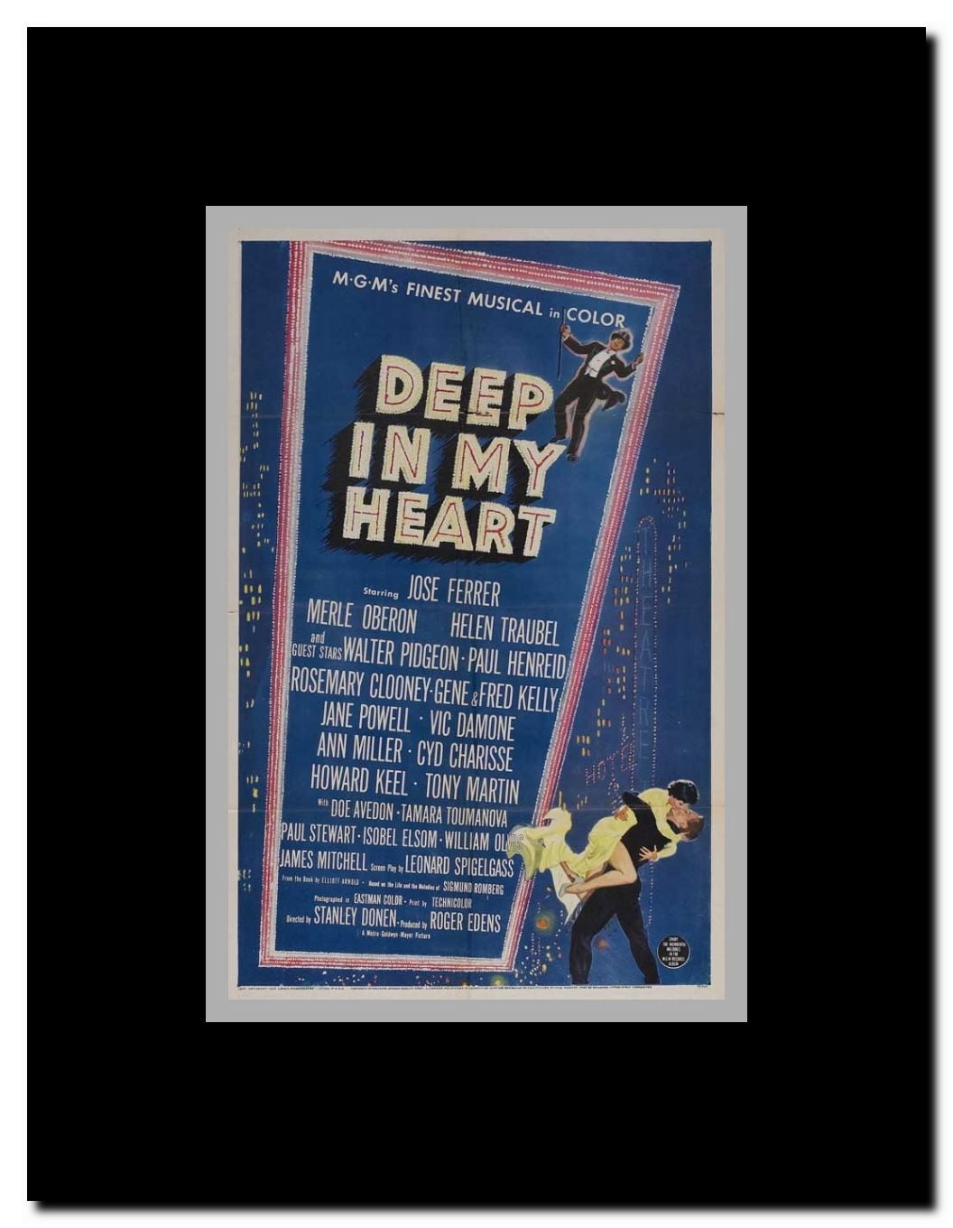 Deep In My Heart Framed Movie Poster