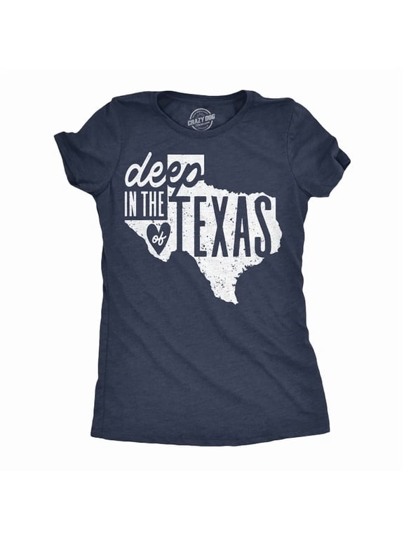 Deep In The Heart Of Texas Southern Graphic Design For Everyday Style T-Shirt, Size S-5XL
