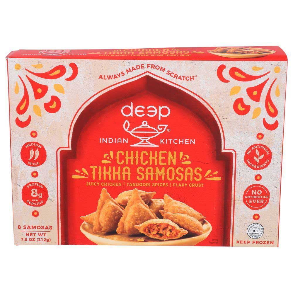 Deep Indian Kitchen Chicken Tikka Samosa, 7.5 Ounce -- 12 per case.