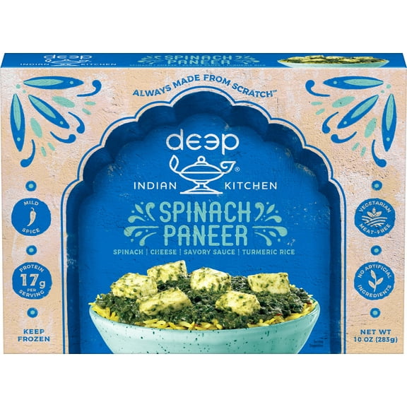 Deep Indian Kitchen Palak Paneer, 10 Ounce -- 12 per case.