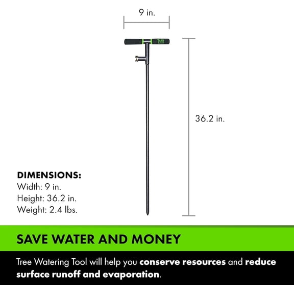 Deep Irrigator - Gardening Tool for Irrigation - Deliver Water Directly to Plant Roots - Promote Healthy Growth & Minimize Water Waste - Easy-to-Use Gardening Supplies