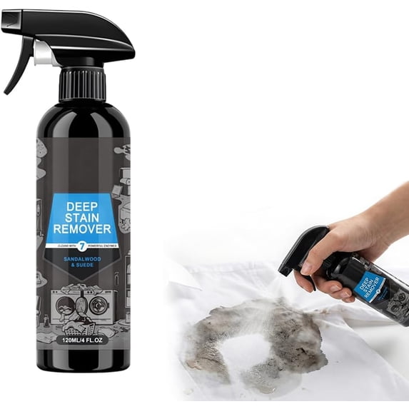 Deep Laundry Stain Remover & Odor Eliminator, Deep Cleaner for Extreme Clothing Messes Powered by Nuclease (1PC)