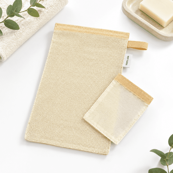 Deep Mitt Body Scrub and Face Mitts for Shower Bath Hammam Peeling Care