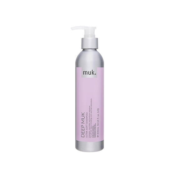 Muk Deep Muk Ultra Soft Shampoo, Moisturizing Shampoo, Nourishing Detangling Hair Cleanser, Softening Shampoo for All Hair Types