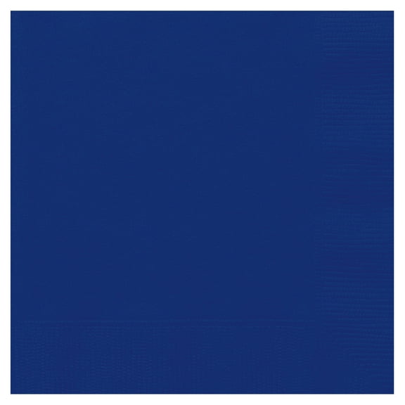 6.5" x 6.5" Disposable Deep Navy Paper Napkins, 24 Count, by Way To Celebrate