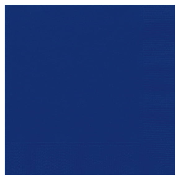 6.5" x 6.5" Disposable Deep Navy Paper Napkins, 24 Count, by Way To Celebrate