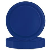 70 Count 7IN Navy Dessert Paper Plates by Way To Celebrate