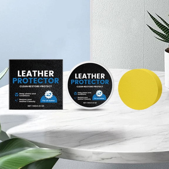 Deep Nourishing Leather Cleaner Lanolin Leather Care Moisturizing Softening Breathable Leather Protection 3.53oz