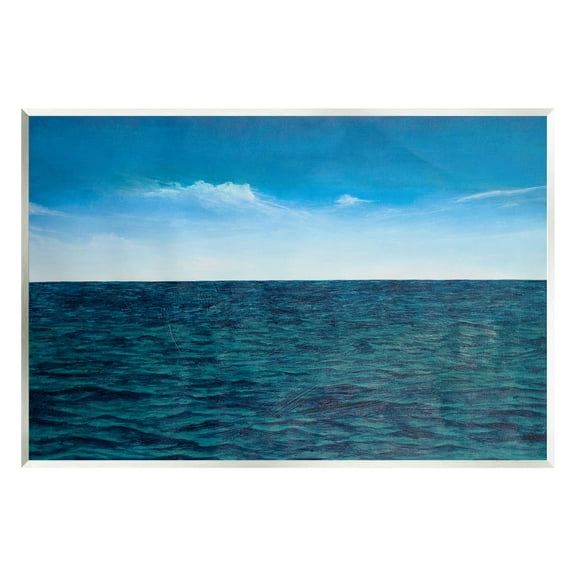 Deep Ocean Blue Water Waves Coastal Graphic Art Unframed Art Print Wall Art