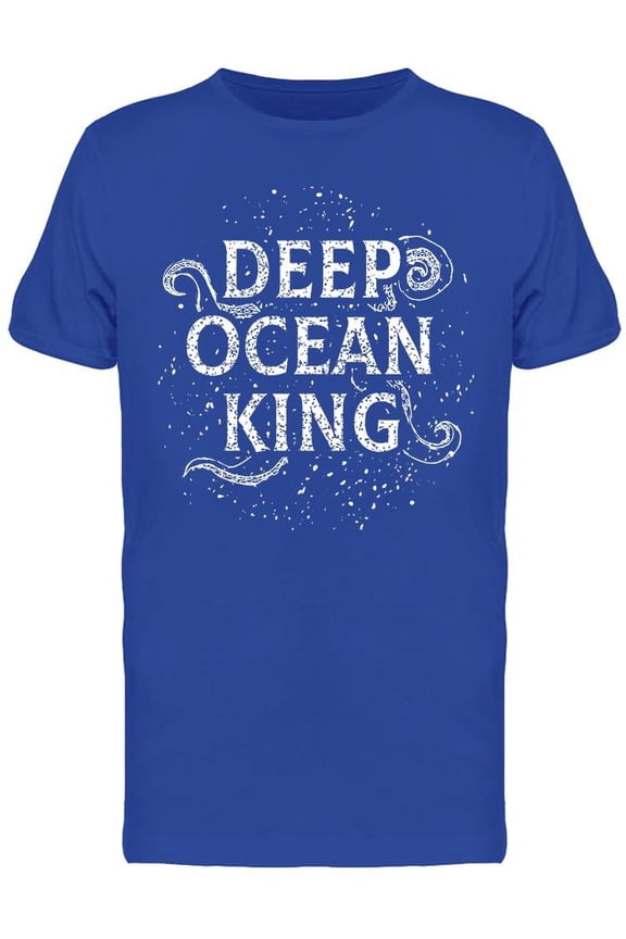 Deep Ocean King T-Shirt Men -Image by Shutterstock, Male Large