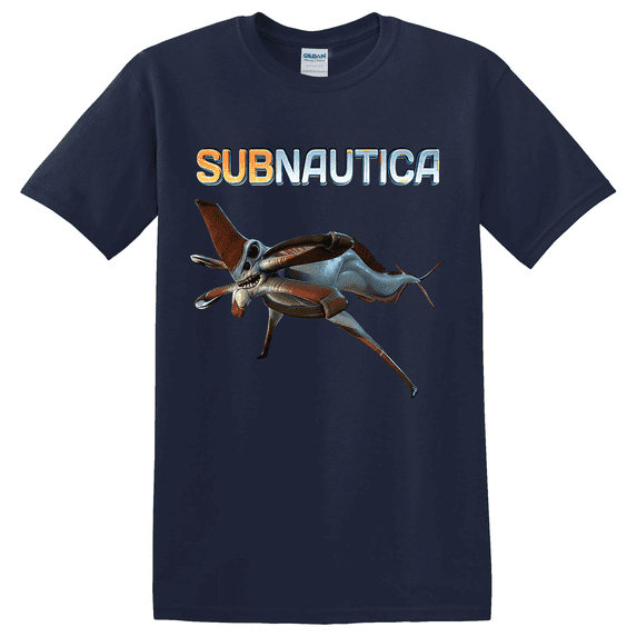 Deep Ocean Leviathan Subnautica Sea Monster Gaming Inspired Design T-Shirt