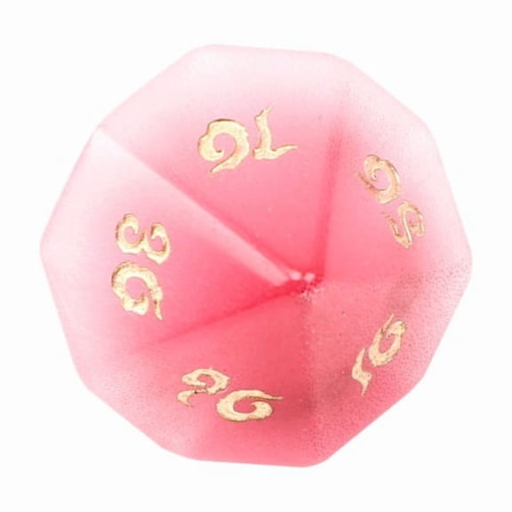 Deep Pink Cat's Eye Crystal Dice Hand-Carved Gemstone Dice D4 D6 D8 D10 D12 D20 Percentile or 7PCS RPG Set for DnD & Tabletop Games