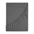 thumbnail image 1 of Deep Pocket Fitted Sheet for Mattress | Non-Slip Elastic All-Around Design | Soft T-Shirt Feel Polyester Fabric | 1-Piece Bed Sheet, 1 of 6