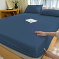 thumbnail image 1 of Deep Pocket Non-Slip Fitted Sheet Full Coverage Mattress Protector Stretchable Jersey Knit Sheet Stay Put Bed Sheet Soft Comfortable Machine Washable Bedding, 1 of 6