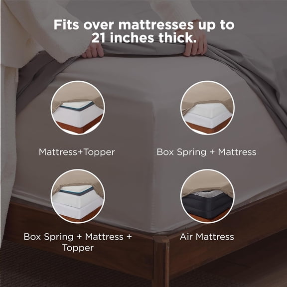 Deep Pocket Queen Sheets Set - 4 Piece GentleSoft Bed Sheets