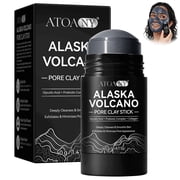 Deep Pore Cleansing Blackhead Remover Face Mask Stick, Mud Mask with Natural Alaska Volcano Clay, Gentle Exfoliating, Smoothing Skin, Non-Drying - 40 g / 1.41fl.oz