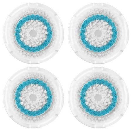 Deep Pore Face Cleansing Brush Head Replacements Compatible with Clarisonic Mia 1, Mia 2, Mia Fit, Alpha Fit