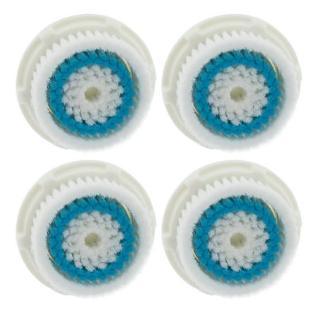 Deep Pore Facial Cleansing Brush Heads Compatible with Clarisonic Mia 2 Pro, 4 Pack