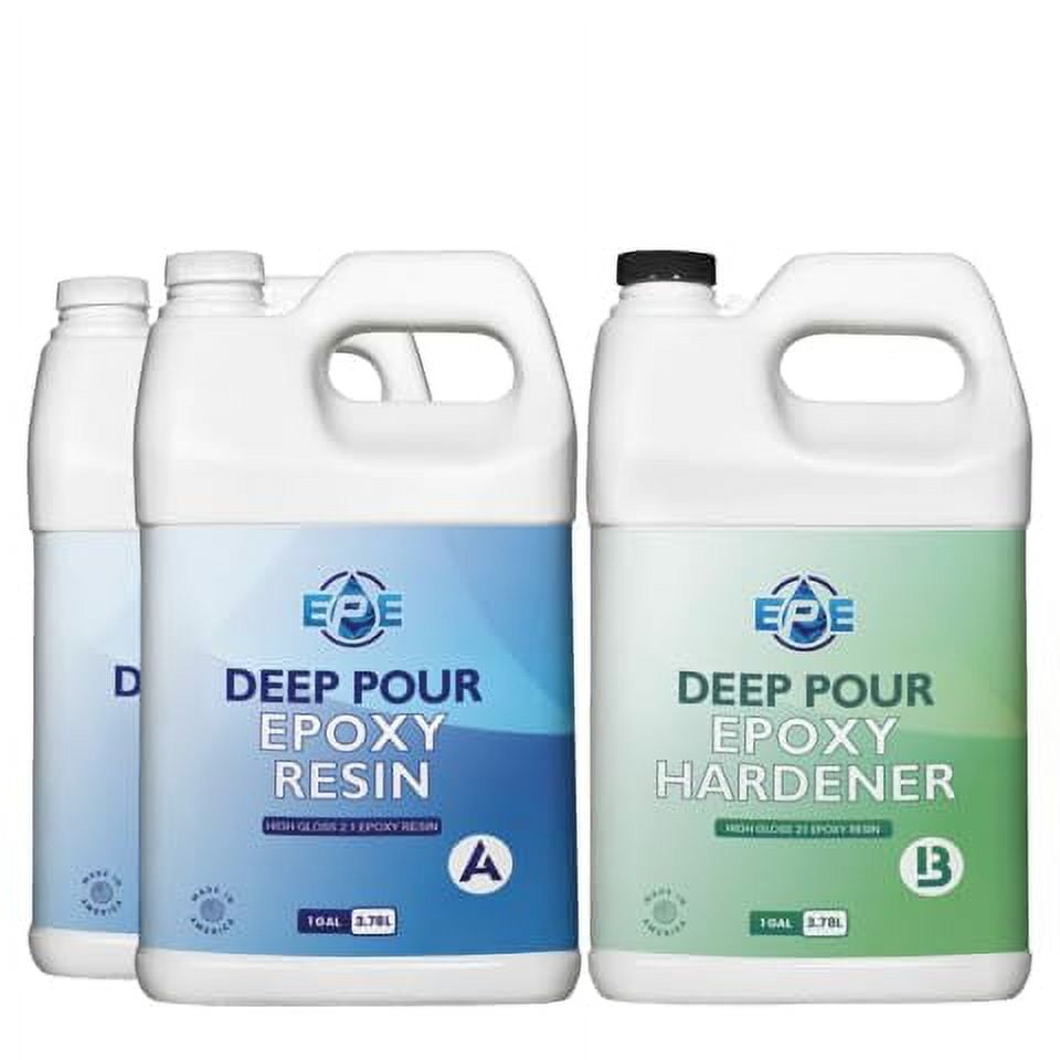 Deep Pour Epoxy Resin 3 Gal Kit Low Odor Crystal Clear Resin Epoxy UV