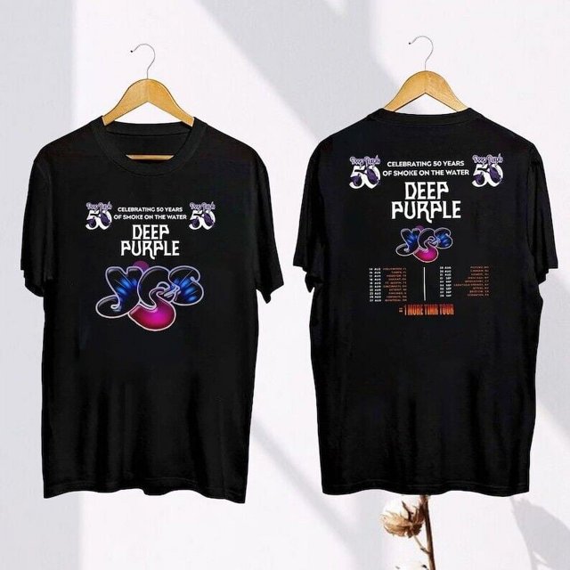 Deep Purple 1 More Time 2024 Tour TShirt, Deep Purple Band Fan Shirt