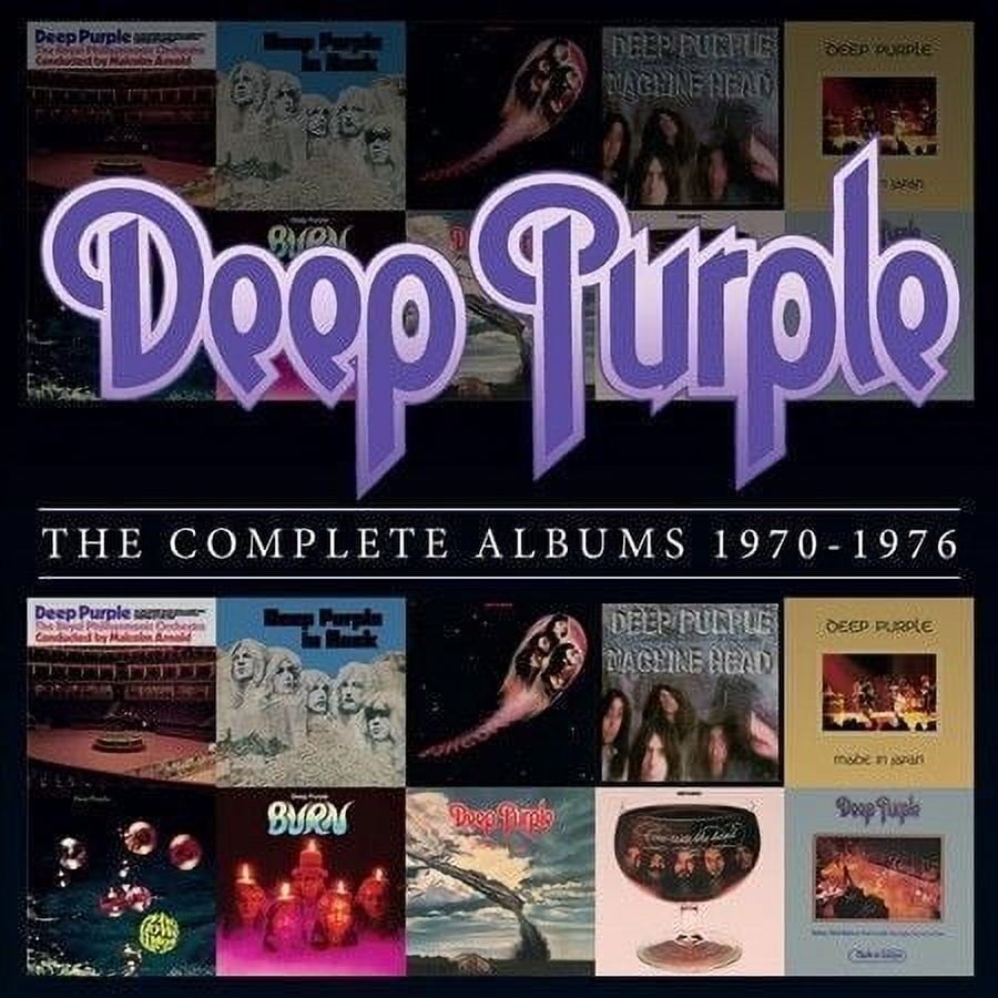 欧10discs CD Deep Purple Deep Purple Complete Album 1970-1976  8122796348 WARNER BROS /00290 Deep Purple Complete Album 1970-1976, a set of 10 CDs containing