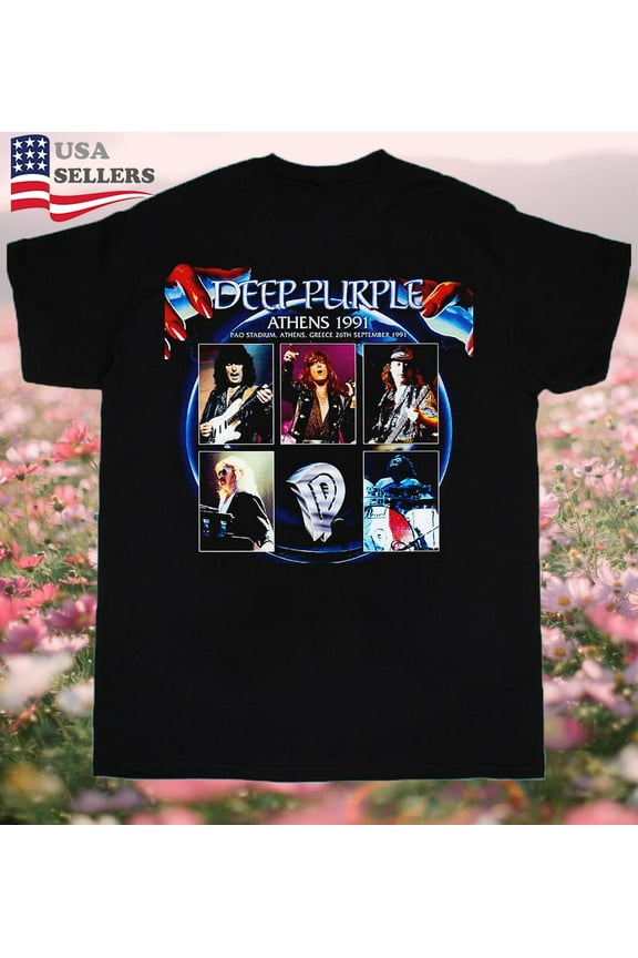 Deep Purple Short Sleeve Unisex T-Shirt All Size S To 5XL