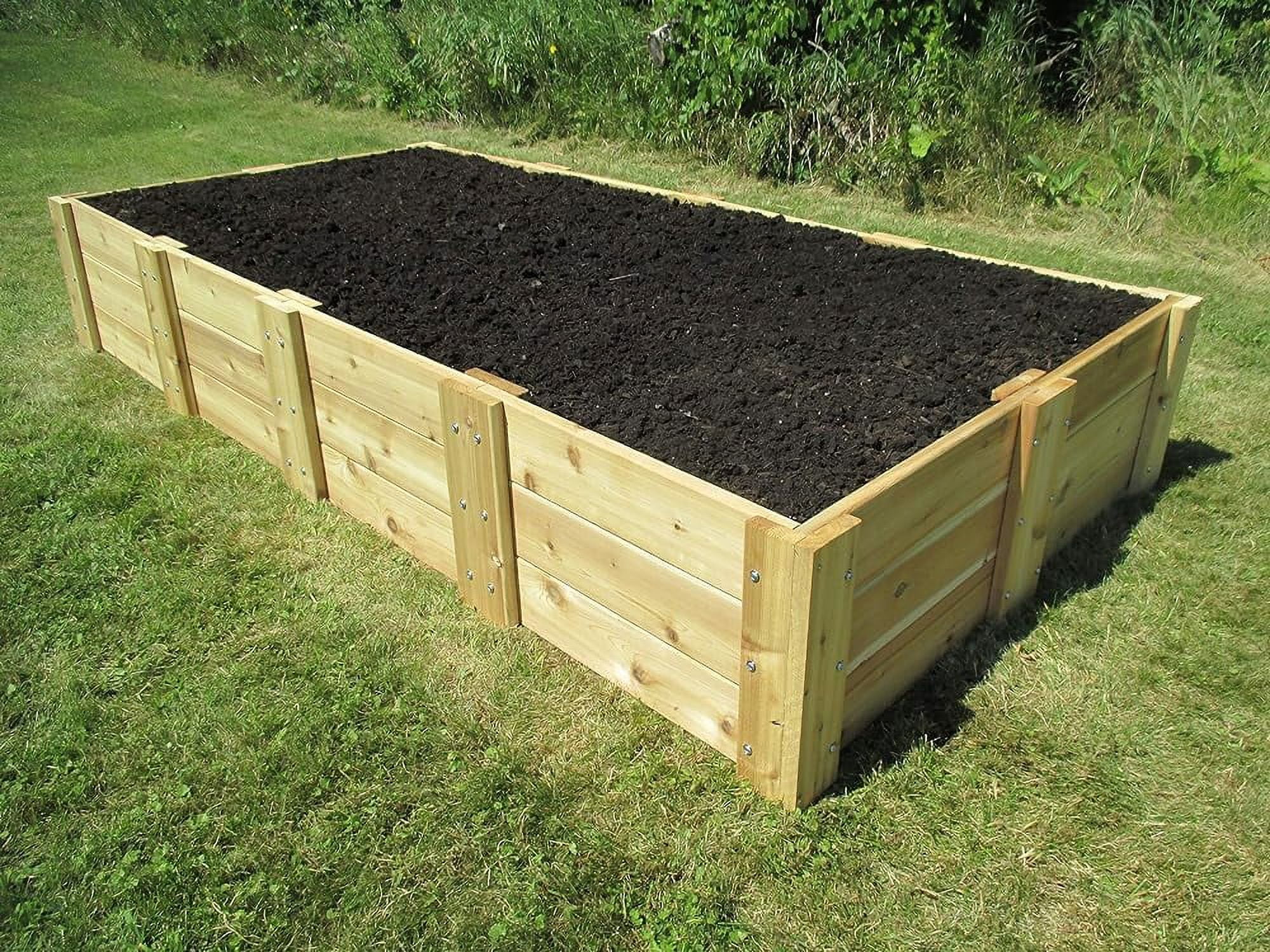 Deep Raised Bed Garden Kit 4 Ft. X 8 Ft. X 16.5 Inches H