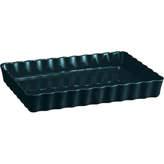 Deep Rectangle Tart Dish, 2 quart, Ocean