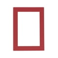 thumbnail image 1 of Deep Red Acid Free 18x24 Picture Frame Mats with White Core Bevel Cut for 12x18 Pictures - Fits, 1 of 3