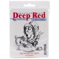 thumbnail image 1 of Deep Red Cling Stamp 3"X3.2"-Mad Hatter Tea Party, Pk 2, Deep Red Stamps, 1 of 4