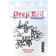 thumbnail image 1 of Deep Red Cling Stamp 3"X3"-Secret Of Life, Pk 2, Deep Red Stamps, 1 of 4