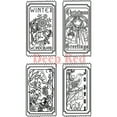 thumbnail image 1 of Deep Red Cling Stamp Set 2"x4"-vintage H, 1 of 4