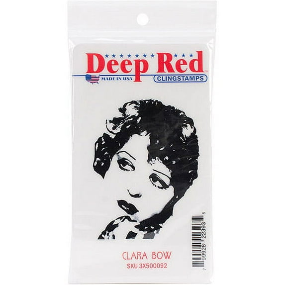 Deep Red Cling Stamp-clara