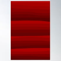 Deep Red Poster Wall Art, Modern Wall Decor For Living Room Bedroom, 8x12 UNFRAMED