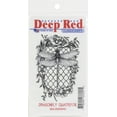 thumbnail image 1 of Deep Red Stamps Dragonfly Quatrefoil, 1 of 5