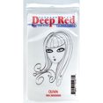 thumbnail image 1 of Deep Red Stamps Olivia Rubber Cling Stamp 2 x 3 inches., 1 of 4
